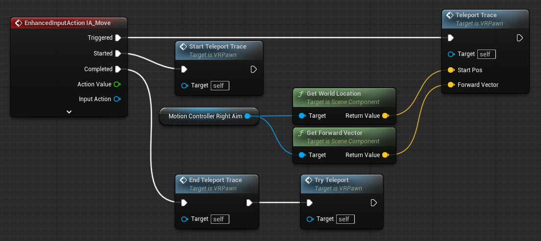 Teleport Blueprint code without networking